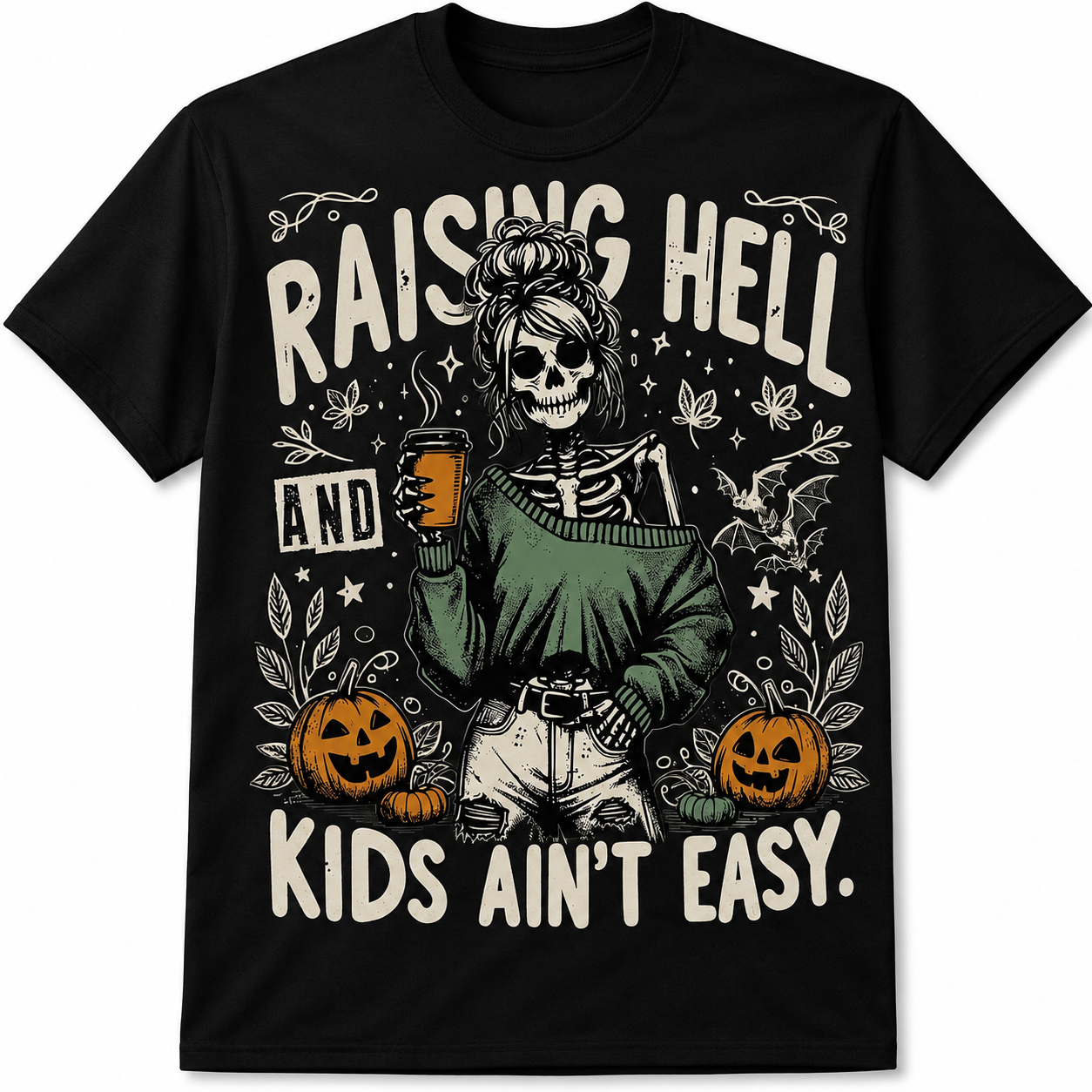 Raising Hell and Kids Ain’t Easy Tee