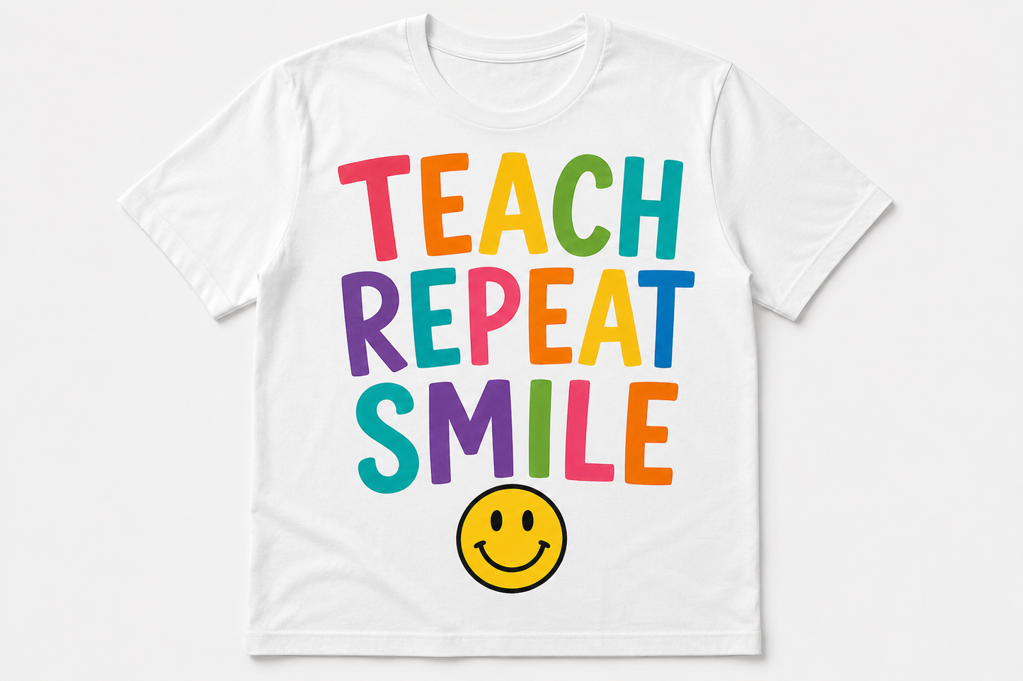 Teach Repeat Smile Tee