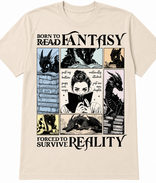 Born To Read Fantasy Tee
