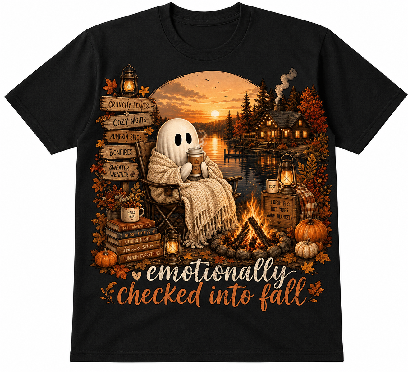 Emotionally Checked into Fall Tee